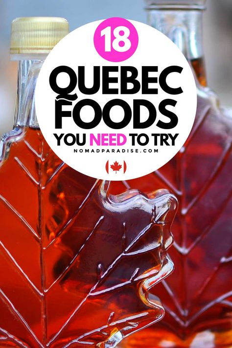 Quebec Food: 18 Popular Dishes You Need to Try Quebec Food, Canadian Foods, Quebec Recipes, Natas Recipe, Canadian Dishes, Canadian Cuisine, Canadian Recipes, Canada Food, Popular Dishes