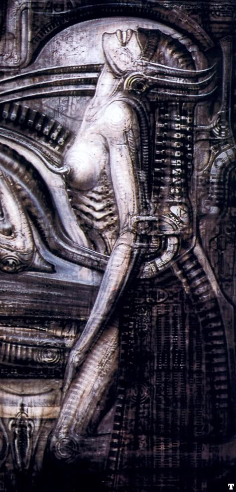 Hr Giger Art, Giger Alien, Giger Art, H.r. Giger, Art Alien, Arte Alien, Art Noir, Gig Poster, Chur