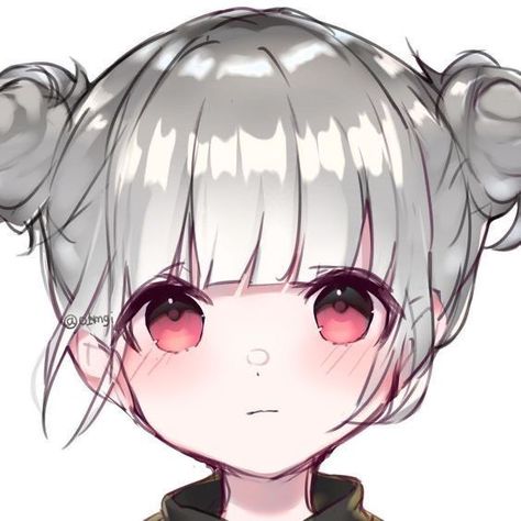 Hair In Bun, Anime Hairstyles, Pelo Anime, Chibi Drawings, Anime Hair, Hair Bun, Anime Drawings Tutorials, Anime Eyes, Anime Angel