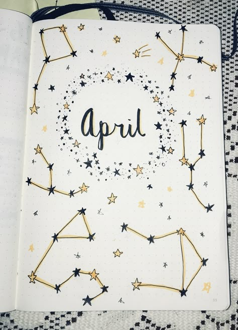 Journal April, April Bullet Journal, Bullet Journal Month, Bullet Journal 2020, Bullet Journal 2019, Diy Tumblr, Bullet Journal Notes, Bullet Journal Mood, Bullet Journal Aesthetic