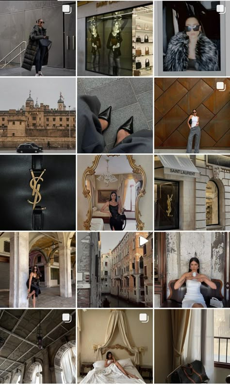 London Feed Instagram, Luxury Ig Feed, Luxury Aesthetic Instagram Feed, Parisian Instagram Feed, Clean Ig Feed, Old Money Aesthetic Instagram Feed, Old Money Ig Feed, Old Money Instagram Feed, Elegant Instagram Feed