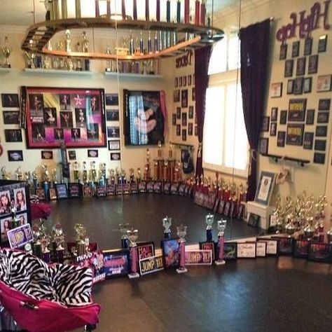 Sophia Lucia's dance competition trophies! Dance Room Ideas, Dance Nation, Sophia Lucia, Dance Room, Glitz Pageant, Dance Awards, Dance Comp, Ballet Studio, Dance Rooms