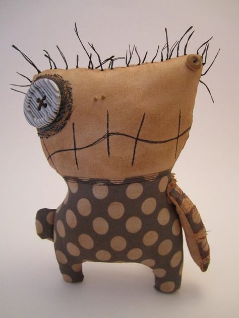 Ugly Dolls Diy, Sew Doll, Zombie Dolls, Ugly Dolls, Monster Dolls, Toy Art, Spirit Dolls, Voodoo Dolls, Primitive Dolls