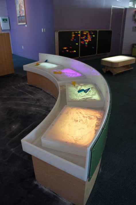 Sensory Design Interior, Sensory Indoor Playground, Children’s Museum, Sensory Museum, Childrens Museum Ideas, Childrens Museum Exhibits, Indoor Playground Design, Kids Salon, Kindergarten Interior