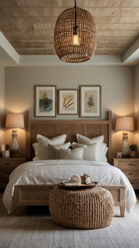 Spanish Coastal Bedroom, Coastal Southern Bedroom, Organic Coastal Bedroom, Lake House Primary Bedroom, Moody Beach Bedroom, Warm Coastal Bedroom, Beachy Guest Bedroom, Farmhouse Coastal Bedroom, Beach House Bedroom Decor