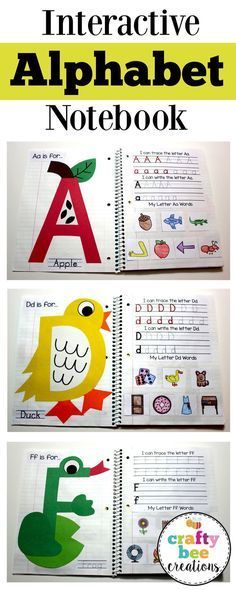 Interactive Alphabet Notebooks, Alphabet Notebook, Craft For Toddlers, Alfabet Letters, Preschool Literacy, Teaching The Alphabet, Preschool Letters, Letter Activities, Alphabet Preschool