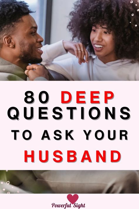 80 Deep Questions To Ask Your Husband Questions To Ask Your Husband, Questions To Ask Your Spouse, Strengthen Your Marriage, Intimate Questions, Deep Questions To Ask, Improve Your Relationship, Deep Questions, Healthy Relationship Tips, Before Marriage