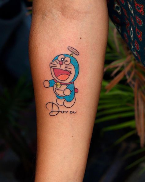 #doremon #tattoo #tattooideas #tattooart #tattoomodel Doraemon Tattoo, Doremon Cartoon, Cartoon Tattoos, Tattoo Model, Minimalist Tattoo, Tattoo Art, Mumbai, A R, Art Tattoo