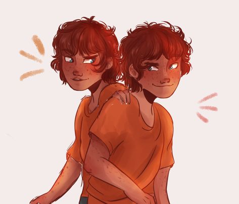 Stoll Brothers, Travis Stoll, Percy Jackson Tumblr, Gaten Matarazzo, Rick Riordan Series, Pjo Hoo, Roman Gods, Trials Of Apollo, Percy Jackson Fan Art