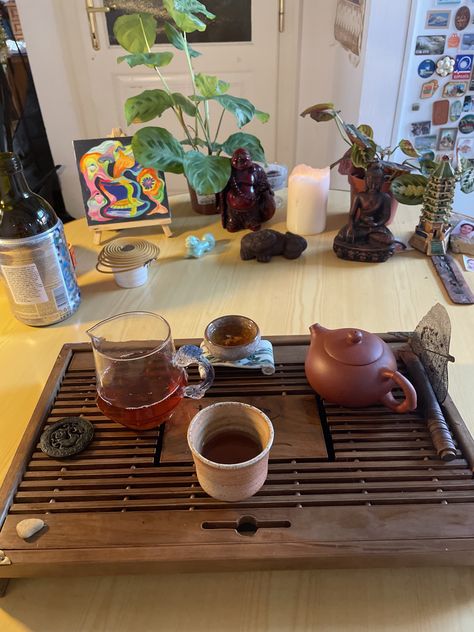 Xiaohongshu Aesthetic, Tea Setup, Matcha Bars, Matcha Set, Asian Snacks, China Furniture, Tea Culture, Tea Art, Chinese Tea