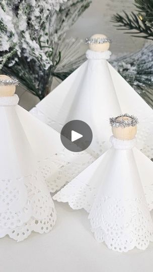 74 reactions | Easy DIY Angles using Dollar Tree DOILIES   #diybeautyonpurpose #christmascrafts #christmas2023 #angels #doilies #diycrafts #dollartreecrafts #dollartree @dollartree | Lianep | DIY Crafts & Home Projects | DOMANSED · Magic Glockenspiel Doily Angel Craft, Doily Christmas Tree, Paper Doily Crafts, Dolly Pegs, Diy Crafts Home, Diy Angels, Doilies Crafts, Vintage Doilies, Angel Crafts