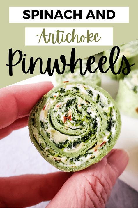 If you are looking for a new fun party appetizer, then you simply have to try these Spinach and Artichoke Pinwheels! They are super easy to make, delicious, and much more fun than a sandwich! You'll love this tasty twist on a classic spinach and artichoke dip. Spinach Feta Pinwheels, Spinach And Artichoke Pinwheels, Artichoke Pinwheels, Feta Pinwheels, Spinach Appetizers, Apple Pie Bars Recipe, Artichoke Appetizer, Spinach And Artichoke Dip, Spinach Tortilla