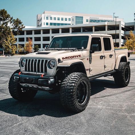 Mojave Jeep, Tan Jeep, Jeep Jl, Jeep Truck, Jeep Gladiator, Jeep Life, Tag Your Friends, Muscle Car, Offroad Vehicles