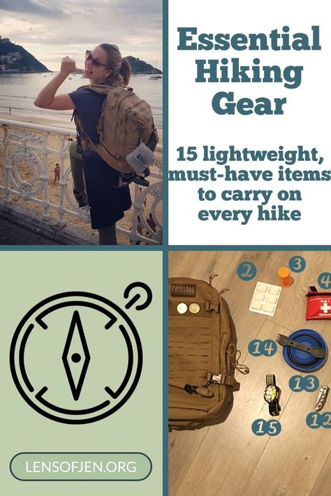 Thinking of hitting the trails this summer? Click through for a printable list of hiking essentials.  Before you head out for your hike, please make sure you have a hiking survival kit tucked into your backpack. These 15 lightweight hiking essentials are in my backpack on even a simple day hike. It's always best to over-prepare for a hike! #hiking #nature #travel Hiking Kit List, In My Backpack, Thailand Elephants, Local Map, Night Hiking, My Backpack, Backpacking Asia, Survival Quotes, Hiking Essentials