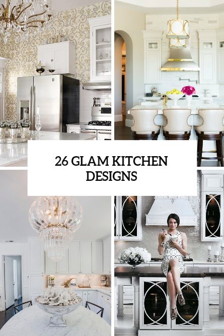 26 Beautiful Glam Kitchen Design Ideas To Try Rustic Glam Kitchen, Modern Glam Kitchen, Kitchen Glam, Modern Glam Decor, Glam Kitchen Decor, Glam Interior Design, Decorating Above Kitchen Cabinets, Glam Kitchen, Kitchen Lighting Design