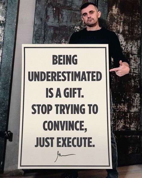 Being Underestimated, Minding My Own Business, Feeling Scared, Gary Vaynerchuk, Gary Vee, Entrepreneur Motivation, Navigating Life, Powerful Quotes, Life Advice