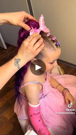 Unicorn Hairstyle For Kids, Mermaid Hairstyles Halloween, Mermaid Ponytail, Mermaid Hairstyles For Kids, Kids Mermaid Hair, Mermaid Hair Ideas Halloween, Mermaid Hair Tips, Hairstyle Mermaid, Mermaid Hair Underwater