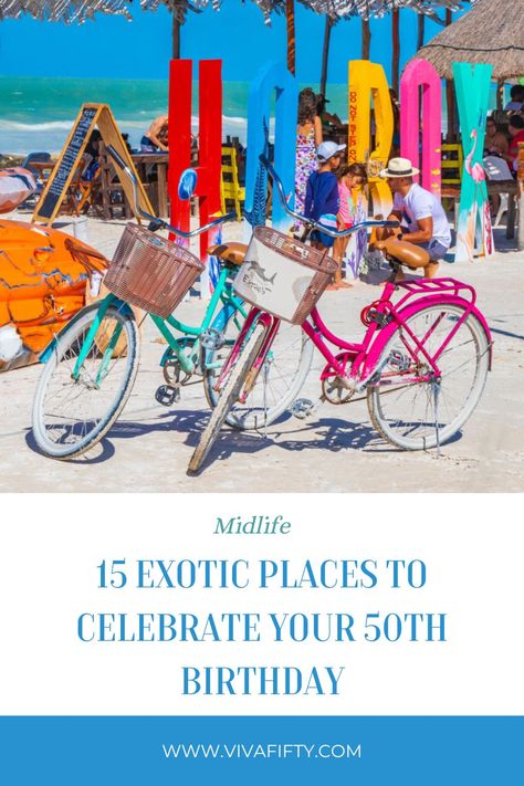 Best Places To Celebrate 50th Birthday, 50th Birthday Trips For Women, Destination Birthday Ideas, 50th Birthday Trip Ideas, Tijuca National Park, Fiftieth Birthday, Fifty Birthday, Cool Places, Lake Atitlan