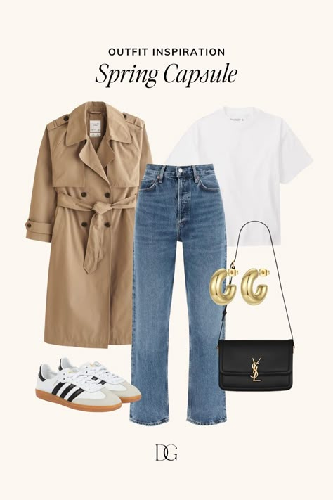 Casual Outfit 2024 Spring, Polished Casual Outfits For Women, Everyday Spring Outfits 2024, Casual Spring Outfit Inspo 2024, Spring Day Outfits Women, Spring 2024 Outfits, Casual Spring Outfits 2024, Spring Capsule Wardrobe 2024, Capsule Wardrobe Neutrals