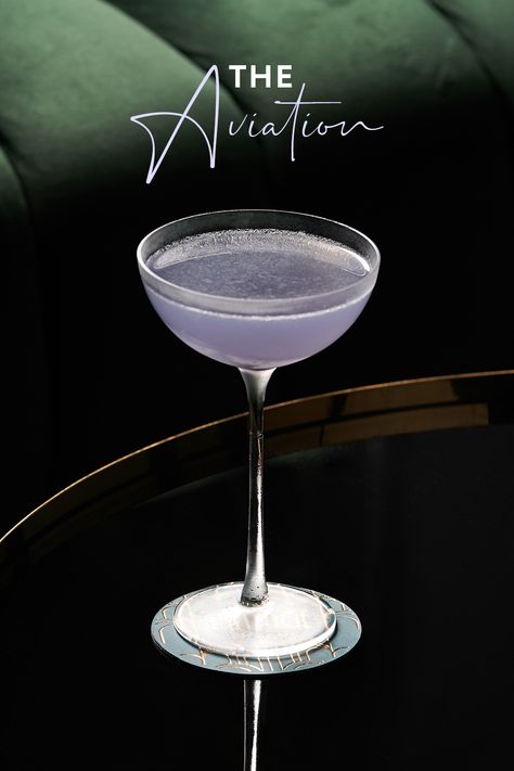 Aviator Cocktail Recipe, Cocktail Recipes At Home, Maraschino Liqueur, Classic Gin Cocktails, Creative Pizza, Aviation Cocktail, Shoes Fashion Photography, Gin Cocktail Recipes, Craft Gin