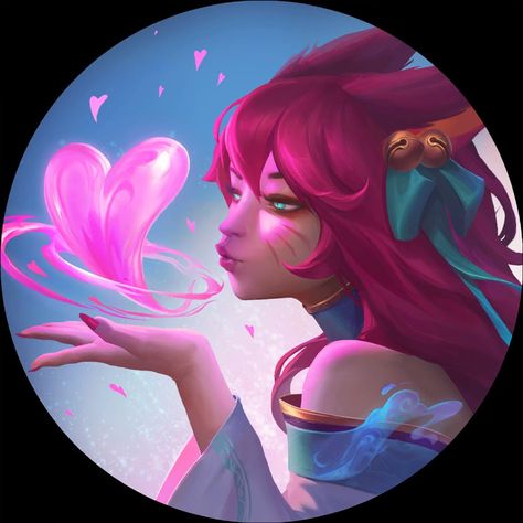 Spirit Blossom Ahri Icon, Ahri Pfp Icon, Kda Ahri Icon, Ahri League Of Legends Icon, Ahri Pfp, League Of Legends Pfp, League Of Legends Icons, League Fanart, Ahri Fanart