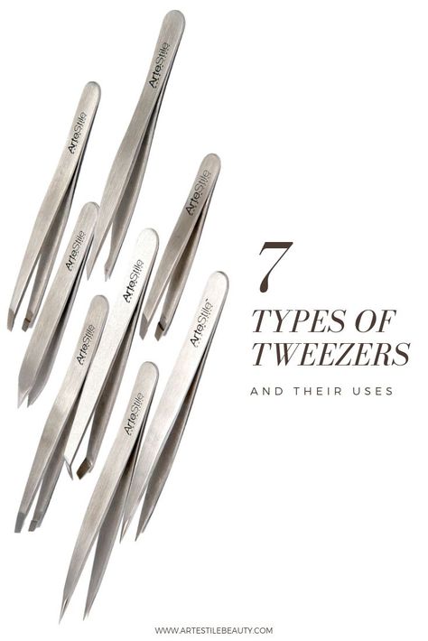 Tweezers have become a popular staple in the beauty community especially since #instabrows era. They come in many different colors and materials like stainless steel (our fave!). Having a solid pair of tweezers can last a lifetime when taken care of properly. It is always good to have one at home and another in your purse because you never know when you may need them. Splinter Removal, Best Tweezers, Makeup For Moms, Best Skincare Products, Flawless Face, Halloween Nail Designs, Cosmetics Brands, Ingrown Hair, Cosmetology