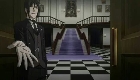 Welcome to Phantomhive manor Phantomhive Manor, Black Butler Aesthetic, Butler Aesthetic, Anime Visuals, Building Background, Black Bulter, Alternate Worlds, The Butler, Reality Shifting