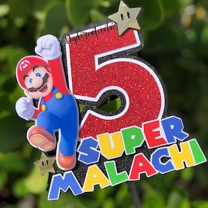 Mario Bros Super Mario Super Mario and Luigi Cake Topper - Etsy Mario Centerpieces, Mario And Luigi Cake, Mario Brothers Cake, Luigi Cake, Mario Kart Party, Mario Bros Birthday Party Ideas, Mario Birthday Cake, Mario Bros Cake, Super Mario Bros Birthday Party