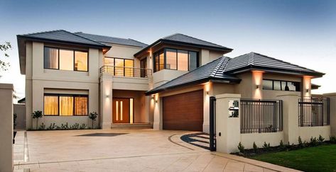 Remodel House, Garage Remodel, Storey Homes, Custom Built Homes, Modern House Plans, House Architecture Design, Dream House Plans, Facade House, Custom Home Builders