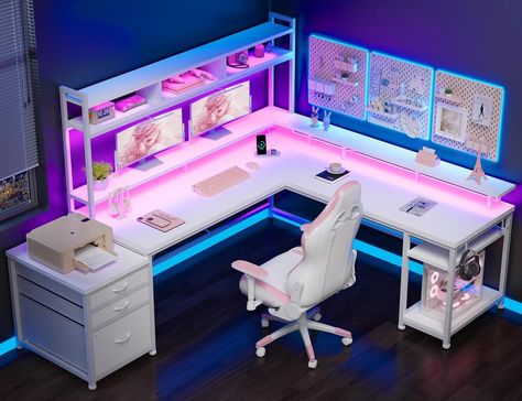 Reibii Upgrade Your Workspace: Ace the Back-to-School Season with this computer gaming Desks! Get extra $30 off for this computer gaming desk Available Jul 12, 2024 10:50 – Dec 30, 2024 18:00 https://reibii.sjv.io/c/5416429/2092041/19324 Work Table Design, Gaming Desk With Drawers, L Shaped Gaming Desk, Led Lighting Design, Industrial Storage Racks, Gaming Environment, Metal Storage Shelves, Gaming Computer Desk, Heavy Duty Shelving