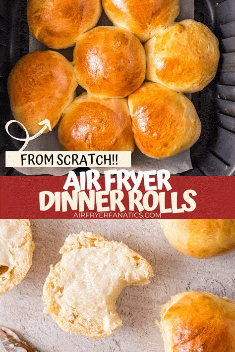 Filipino Bbq, Air Fryer Dinner, Rhodes Dinner Rolls, Rolls From Scratch, Rhodes Rolls, Frozen Dinner Rolls, Frozen Rolls, Fluffy Dinner Rolls, Homemade Rolls