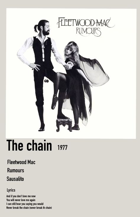 Fleetwood Mac Poster, Fleetwood Mac Music, Fleetwood Mac Rumors, You Dont Love Me, Love Me Again, Girl Posters, The Chain, Fleetwood Mac, Song Bird