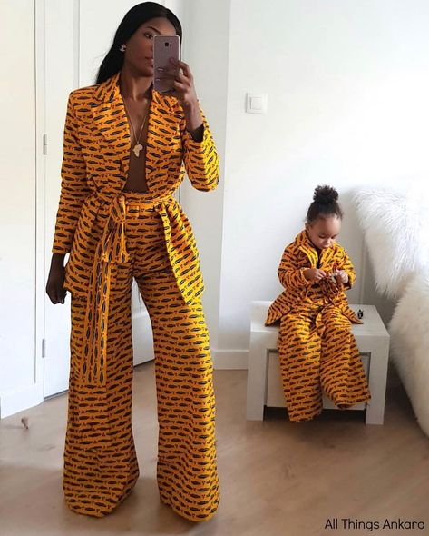 #AnkaraStylesWeLove: Issue 25 | An AsoEbiBella x BN Style Collab | BN Style Mother Daughter Fashion, Anna Karina, African Print Clothing, Afrikaanse Mode, African Fashion Ankara, African Fashion Modern, African Inspired Fashion, Jumpsuit Outfit, African Print Dresses