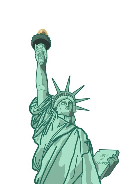 Statue Of Liberty Statue Of Liberty 32363576 1200 1600 Jpg Sketchbook Tips, Statue Of Liberty Drawing, Statue Drawing, Statue Liberty, Liberty Statue, Easy Cartoon Drawings, Cartoon Clipart, Cartoon Posters, Drawing Cartoon