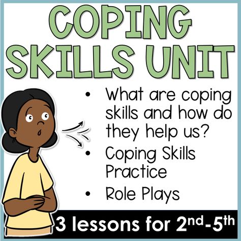 Calm Corner Signs and Coping Skills Lesson - Shop The Responsive Counselor Elementary School Counseling Office, School Social Workers, Coping Skills Activities, School Counseling Office, Elementary School Counselor, Social Emotional Learning Activities, Elementary School Counseling, Counseling Activities, Counseling Resources