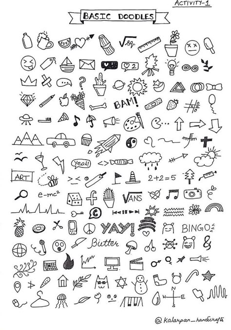 Doodles To Draw On Your Hand, Doodle For Beginners, Embroidery Journal, Alphabet Graffiti, Doodle Art For Beginners, Small Doodle, Arte Doodle, Mini Doodle, Hand Doodles