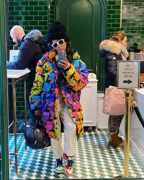 June Ambrose Style Outfits, June Ambrose Style, Office Baddie, Eclectic Office, June Ambrose, Funny Clothes, Tomboy Chic, Shoes Outfit Fashion, Winter Outerwear