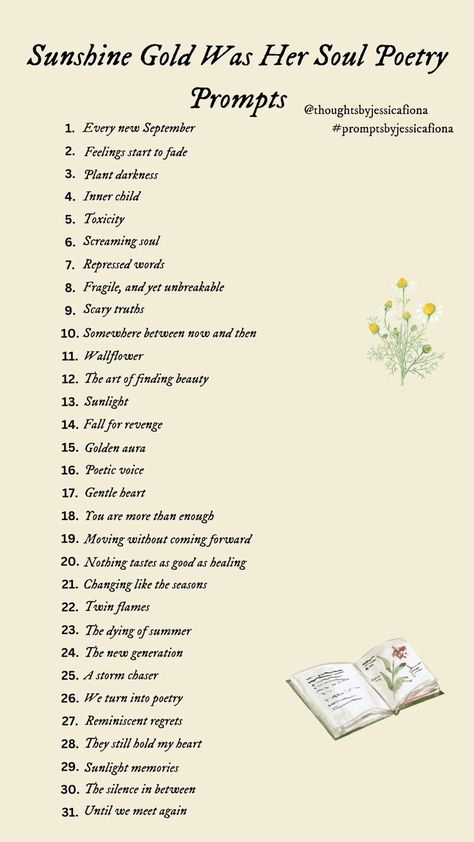 Daily prompts to write poetry #poetry #poetryprompts #prompts Things To Write Poetry About, Guide To Writing Poetry, Writing Challenge Poetry, Book Writing Journal, Aesthetic Poetry Prompts, Poetry Writing Prompts Inspiration, Diary Inspiration Writing, Creative Poetry Prompts, Prompts For Poetry