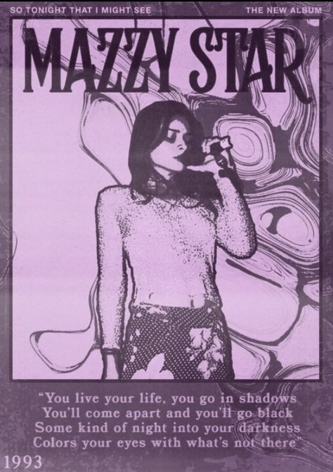 #poster #posterart #posterdesigns #mazzystar #musicposter #purple #purpleaesthetic #purpleposter Mazzy Star Poster, College Wall Art, College Poster, Star Poster, Mazzy Star, Dorm Posters, Riso Print, Poster Room, Picture Collage Wall