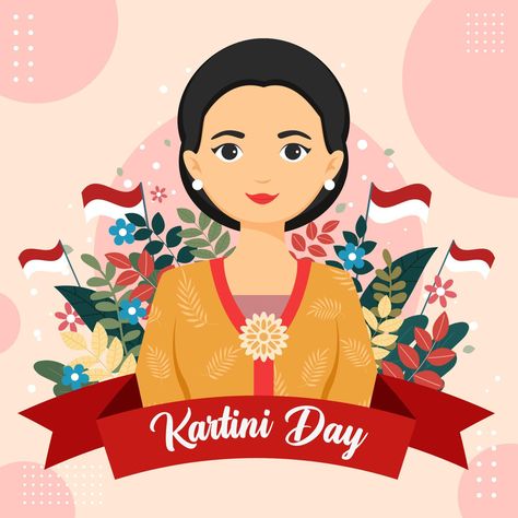 Kartini Day Concept Kartini Day, Ra Kartini, Idul Fitri, Sketches Easy, Vintage Poster, Easy Drawings, Vintage Posters, Crayon, Vector Art