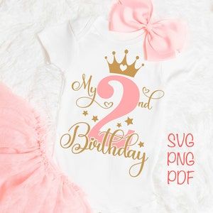 2nd Birthday SVG Second Birthday SVG 2nd Birthday Girl SVG | Etsy Birthday Outfit 11, Gift For Birthday Girl, Third Birthday Shirt, 2nd Birthday Outfit, 2nd Birthday Shirt, Princess Shirt, Birthday Cupcake, Girl Toddler, Birthday Girl Shirt