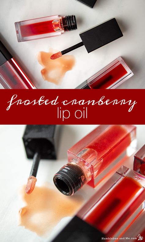 I’ve had a ton of requests for a lip oil recently, and I thought this year’s Frosted Cranberry theme was a great backdrop for a shiny new lip oil formulation 😄 This cheery red oil imparts moisture and shine to … Continue reading → Diy Tinted Lip Oil, Homemade Lip Oil Recipe, How To Make A Lip Oil, Lip Oil Diy Recipes, How To Make Lip Oil At Home, Diy Lip Oil Recipe, Homemade Lip Oil, How To Make Lip Oil, Diy Lip Gloss Recipes