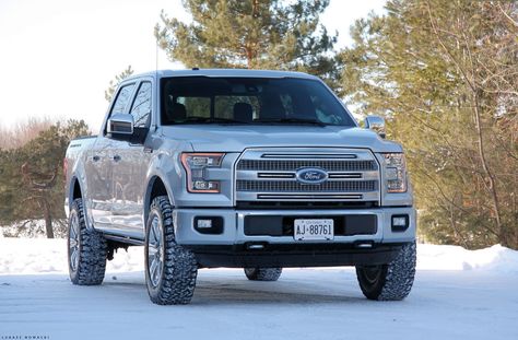 2015 F150 Platinum with 2" Leveling Kit, 3" Rear Block, and 35" Tires | Page 2 | F150 Ecoboost Forum Leveled F150, 2017 Ford Explorer Sport, 2015 F150, F150 Accessories, F150 Platinum, Ford F150 Fx4, 2006 Ford Mustang, Truck Rims, Ford Trucks F150