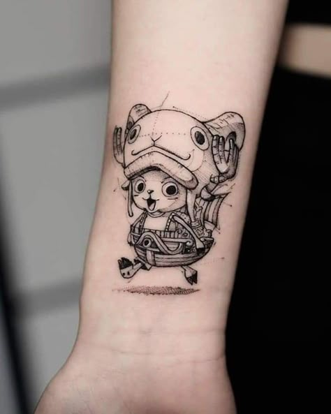 Half Sleeve Tattoos Sketches, Cute Simple Tattoos, One Piece Chopper, Design Tattoos, Manga Tattoo, One Piece Tattoos, Kawaii Tattoo, Doodle Tattoo, Sketch Tattoo Design