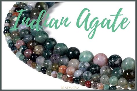 Indian Agate Meaning and Healing Properties - Beadnova Indian Agate Meaning, Agate Meaning, Mala Bead Necklace, Indian Agate, Bracelet Ideas, Agate Jewelry, Agate Crystal, Mala Beads, Energy Crystals