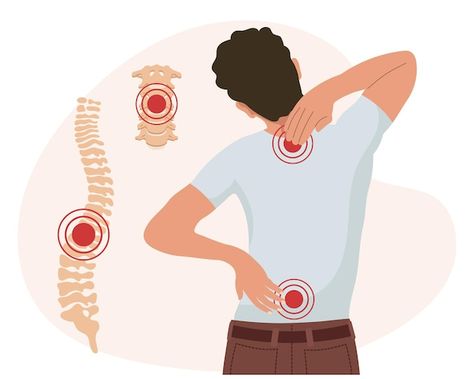 Lumbar Vertebrae, Muscle Pain, Back Pain, Premium Vector, Graphic Resources, A Man, Quick Saves