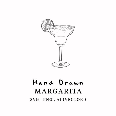 Margarita SVG, Margarita PNG, Margarita Hand Drawn Small Margarita Tattoo, Margarita Cocktail Tattoo, Margarita Tattoo Design, Margarita Tattoo Drinks, Margarita Glass Tattoo, Margarita Drawing, Margarita Illustration, Drink Posters, Tattoo 2024