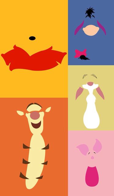 Disney Minimalist, Disney Canvas Art, Winnie The Pooh Pictures, Cute Winnie The Pooh, Cute Galaxy Wallpaper, Colorful Paintings Acrylic, Disney Phone Wallpaper, Cute Pastel Wallpaper, Winnie The Pooh Friends