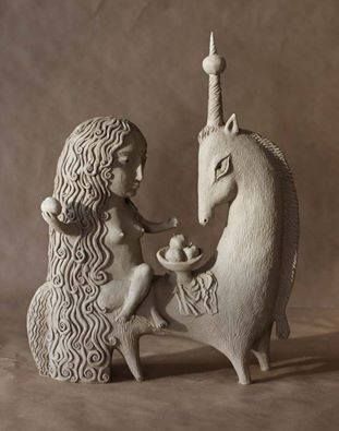 Elya Yalonetski, Pottery Animals, Sculptures Céramiques, A Pony, Ceramic Figures, Pottery Sculpture, Ceramic Animals, Wow Art, Clay Art Projects