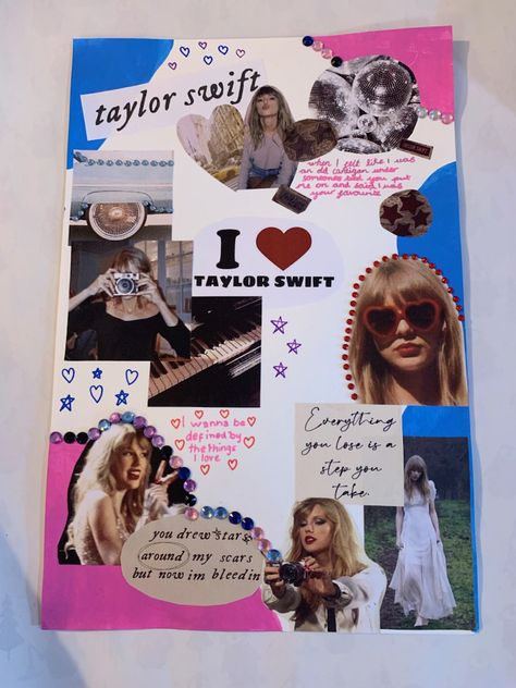 Made by my sister :) #taylorswift #homemade #roomdecor #taylor #swift #littesister #birthdaypresent Homemade Posters, Taylor Swift Posters, My Sister, Birthday Presents, Taylor Swift, Swift, Stars, Pins, Art